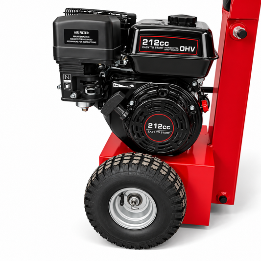 Astilladora Partidor De Leña 18t Motor A Bencina 7hp