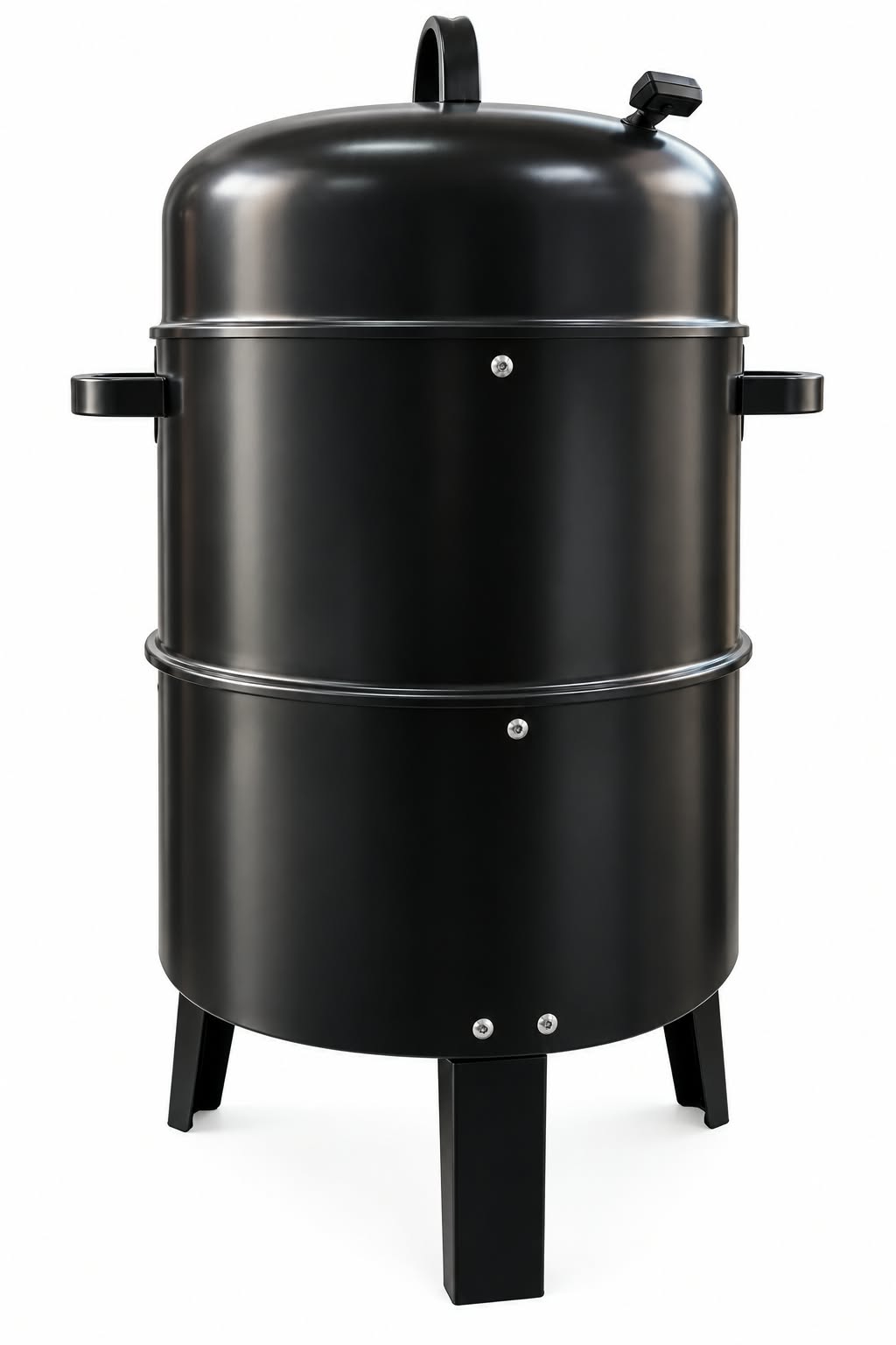 Parrilla Ahumadora Vertical 3 en 1 a Carbón – 2 Niveles Desmontables