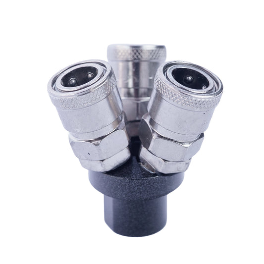 Acople Rapido de 3 Vias Para Compresor Medidas 12mm- 1-2 ERUX - Repuesto de alta calidad para Compresores de Aire