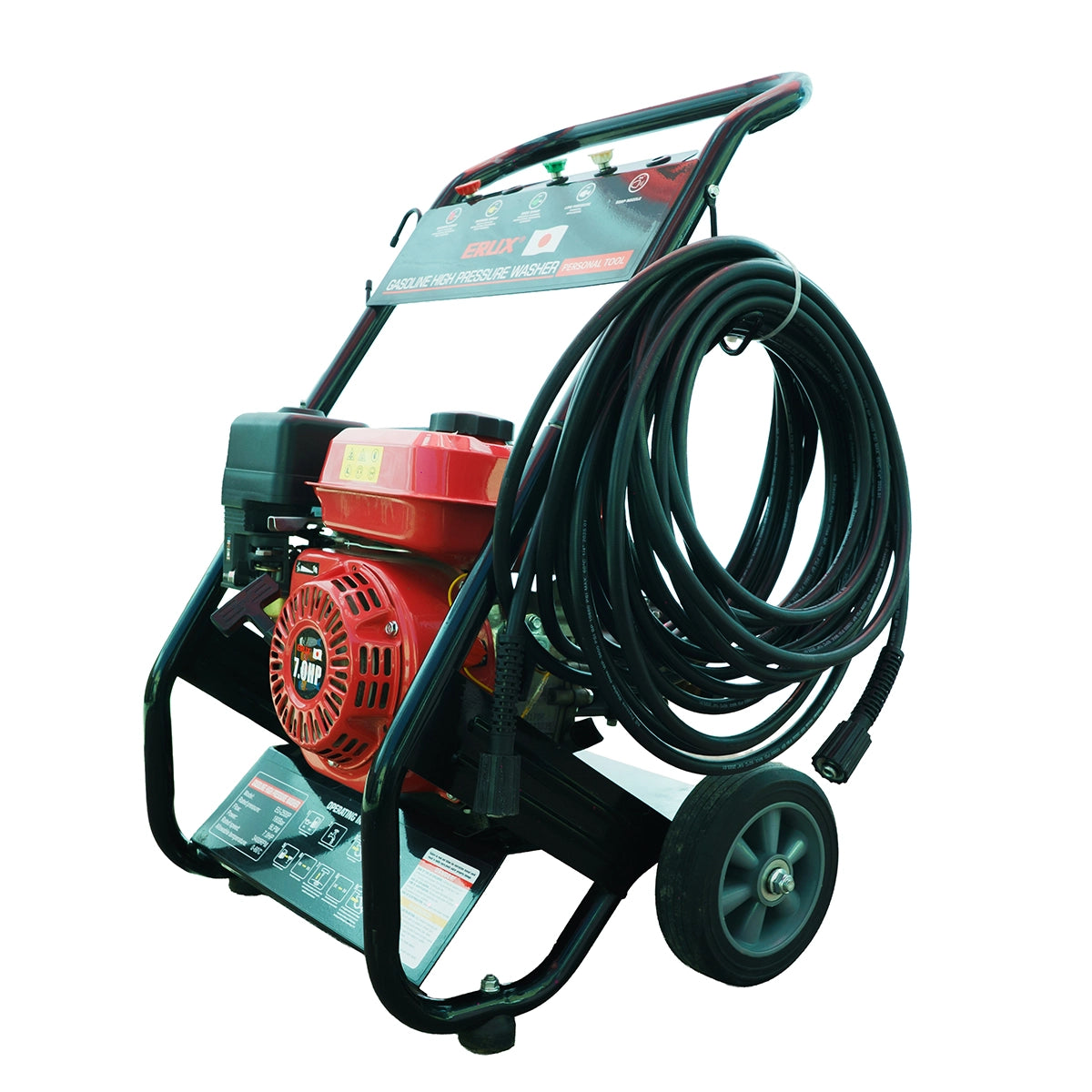 Hidrolavadora a Gasolina 7.5hp Alta Presión ERUX - Repuesto de alta calidad para Maquinaria y Accesorios Varios