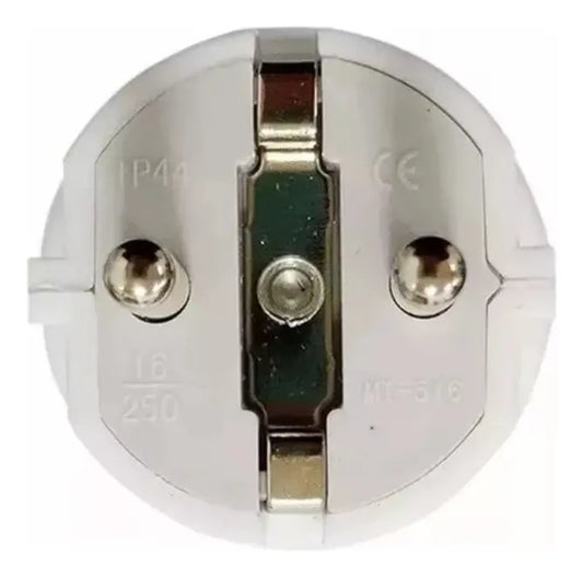 Pack 2 Enchufe Macho Generador Schuko 16AMP / 250V