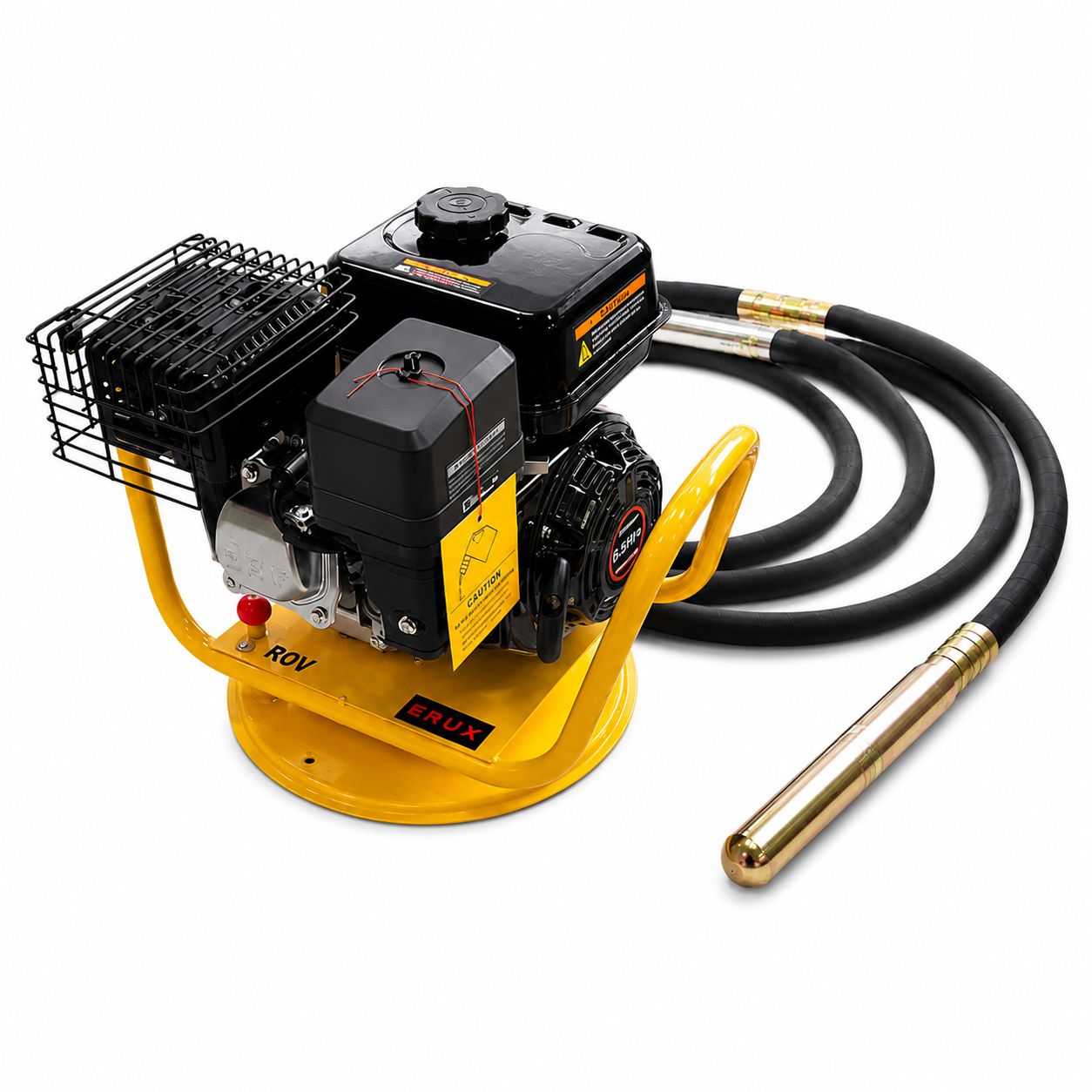 Sonda Vibradora Hormigón 38mm Con Motor 6.5hp Erux