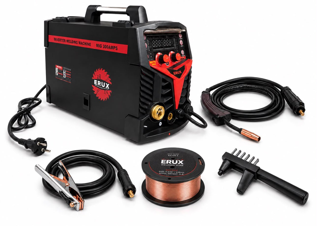 Soldadora Inverter 300a 3en1 Mig/mma/tig Erux