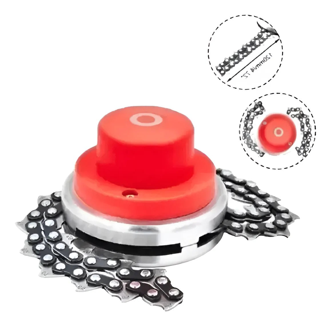 Cabezal Trimmer De Cadena Para Desmalezadora