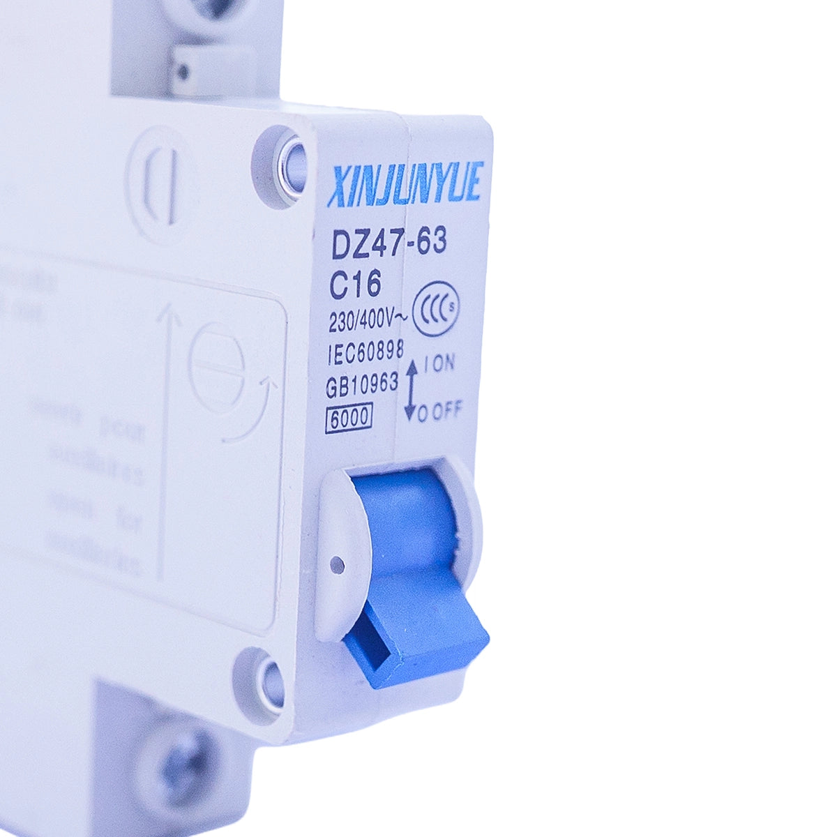 Disyuntor Interruptor de Circuito Ca, 230 v, 400 v, 16 a Dz47-63 C16 ERUX - Repuesto de alta calidad para Maquinaria y Accesorios Varios