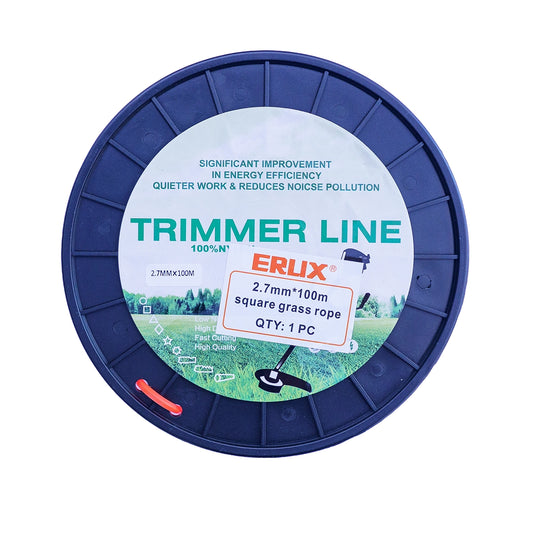 Rollo de Nylon Para Desmalezadora de 2.7mmx100mts