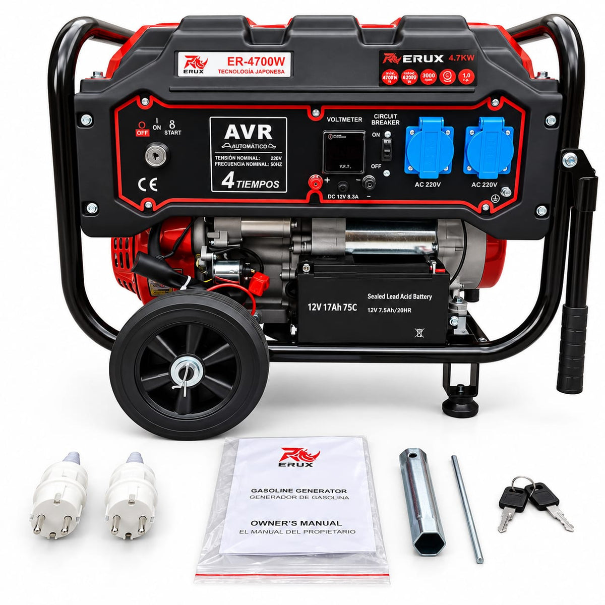 Generador a Bencina ERUX ER-4700W 4.7 kW