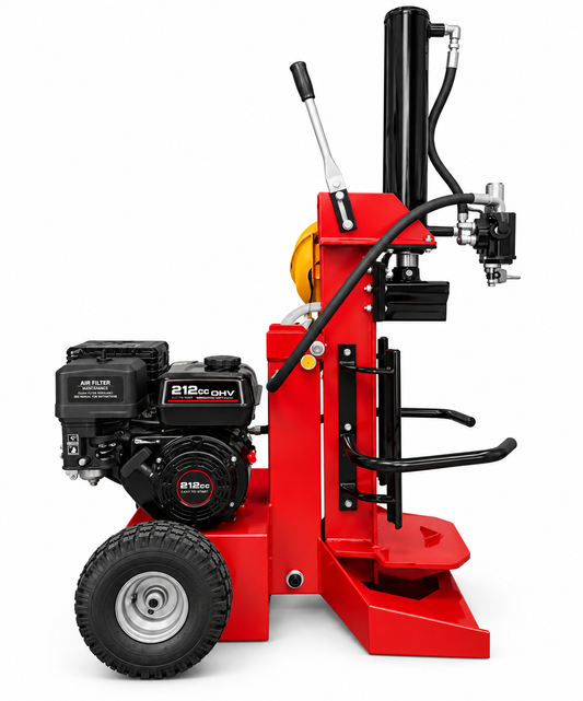 Astilladora Partidor De Leña 18t Motor A Bencina 7hp