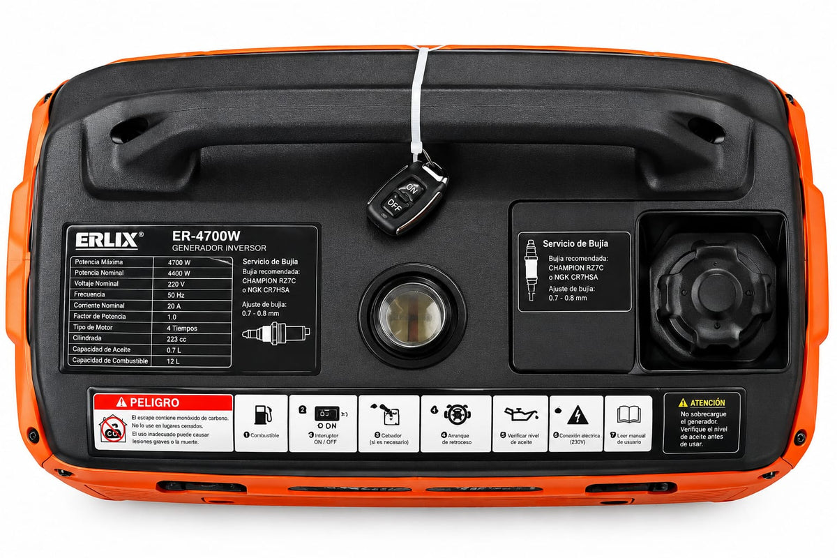 Generador Inverter Insonoro Erux 4700W