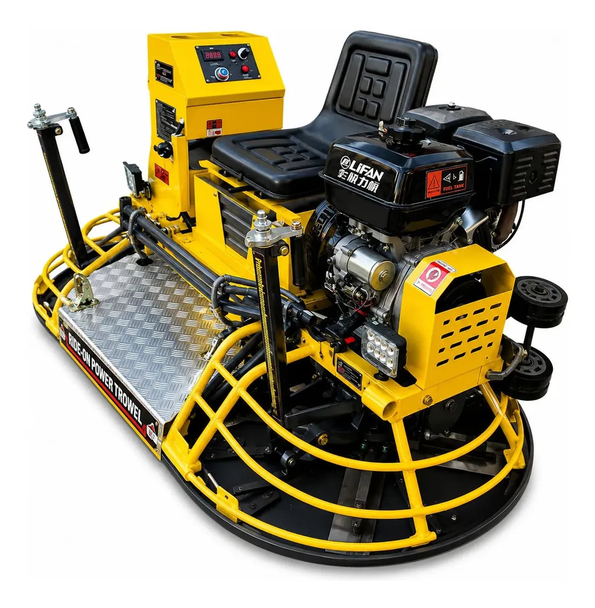 Alisadora De Pavimento Doble, Plato 36p Motor Linfan 15hp