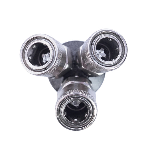 Acople Rapido de 3 Vias Para Compresor Medidas 12mm- 1-2 ERUX - Repuesto de alta calidad para Compresores de Aire
