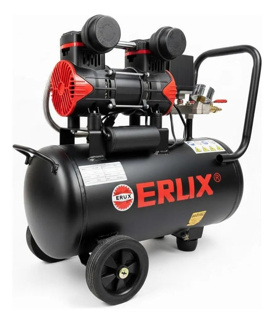 Compresor de Aire 24l 600w Silencioso-motor Oil Free Erux