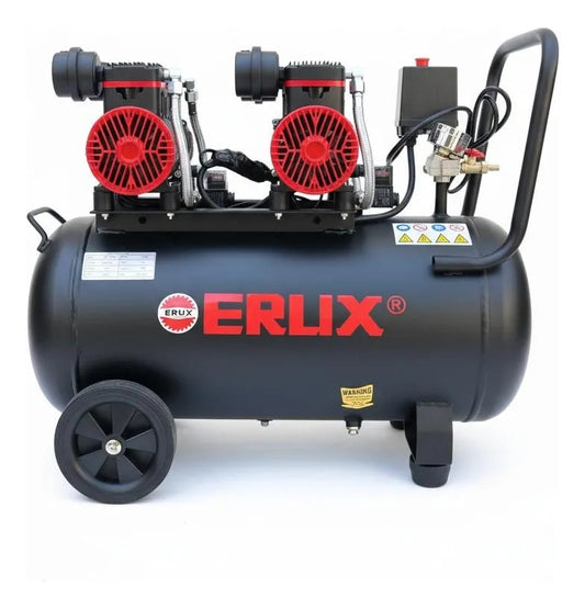 Compresor de Aire 100l Oil Free 1600w Doble Motor 8 Bar 220v