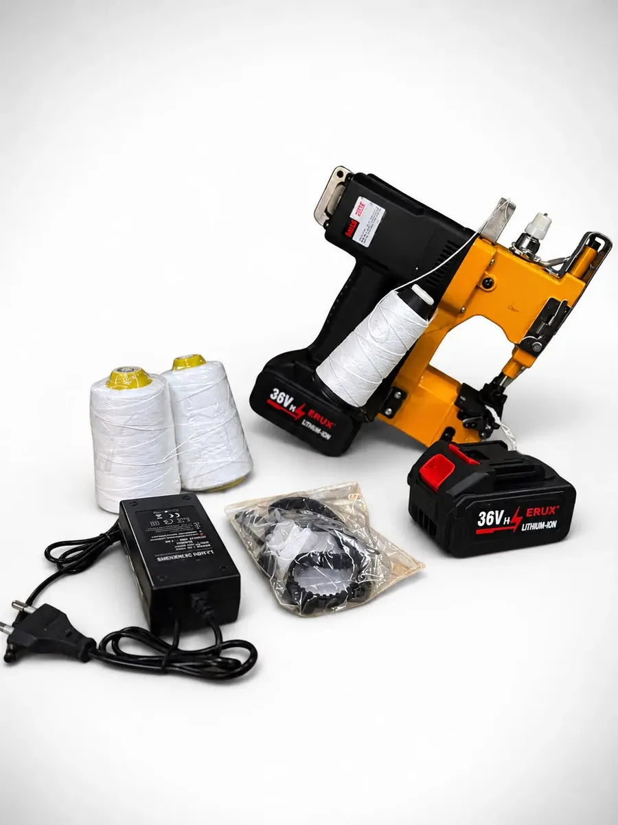 Máquina Cosedora Portátil Inalámbrica +3 Hilos, 36v Erux