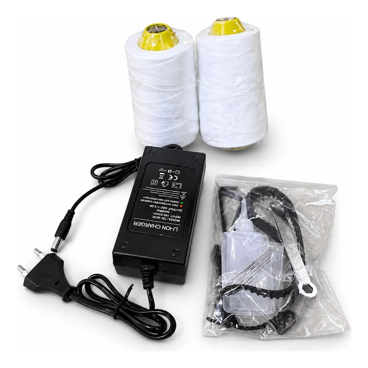Máquina Cosedora Portátil Inalámbrica +3 Hilos, 36v Erux