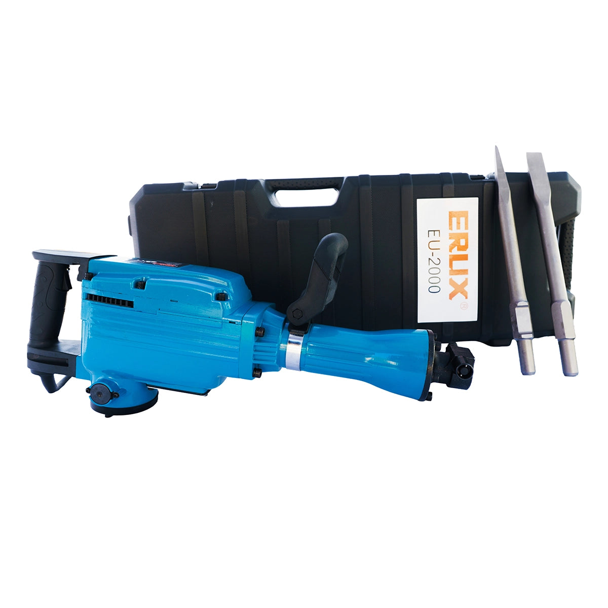 Cango Demoledor 1750w Lic Japones + 2 Punta Cinceladora ERUX - Repuesto de alta calidad para Equipamiento de Taller y Carga