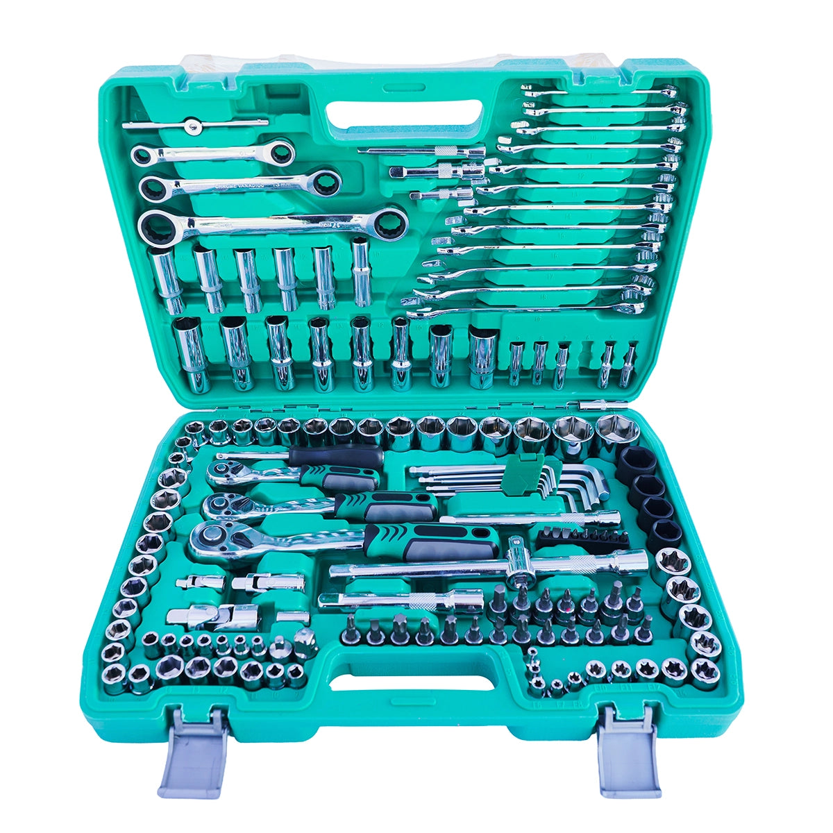 Kit Set Juego de Dados Chicharra 1-2 1-4 151 Piezas ERUX - Repuesto de alta calidad para Equipamiento de Taller y Carga