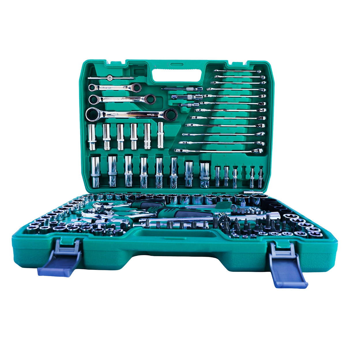 Kit Set Juego de Dados Chicharra 1-2 1-4 151 Piezas ERUX - Repuesto de alta calidad para Equipamiento de Taller y Carga