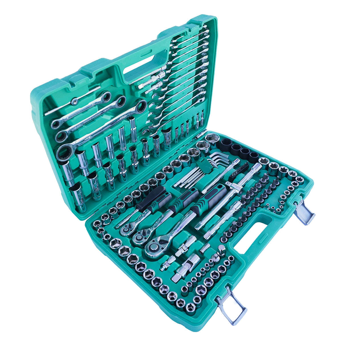 Kit Set Juego de Dados Chicharra 1-2 1-4 151 Piezas ERUX - Repuesto de alta calidad para Equipamiento de Taller y Carga