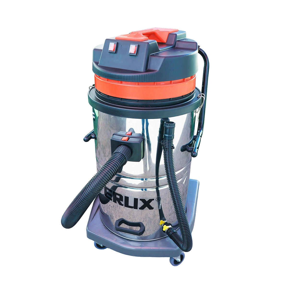 Aspiradora Industrial Agua y Polvo 3600wts - 2 Motores ERUX - Repuesto de alta calidad para Equipamiento de Taller y Carga