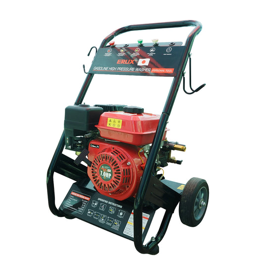 Hidrolavadora a Gasolina 7.5hp Alta Presión ERUX - Repuesto de alta calidad para Maquinaria y Accesorios Varios