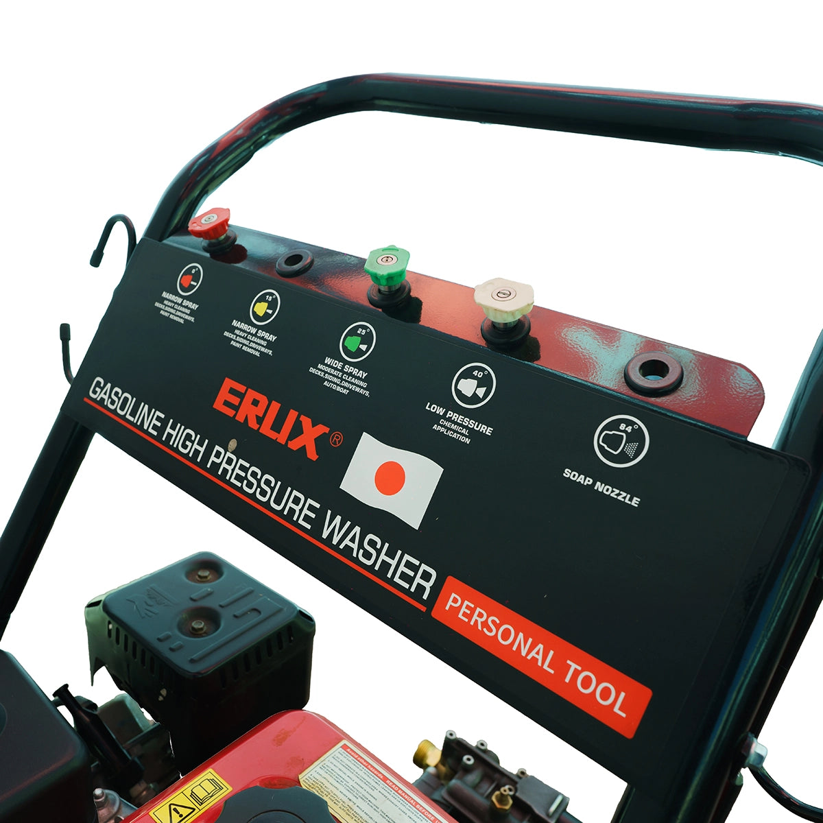 Hidrolavadora a Gasolina 7.5hp Alta Presión ERUX - Repuesto de alta calidad para Maquinaria y Accesorios Varios