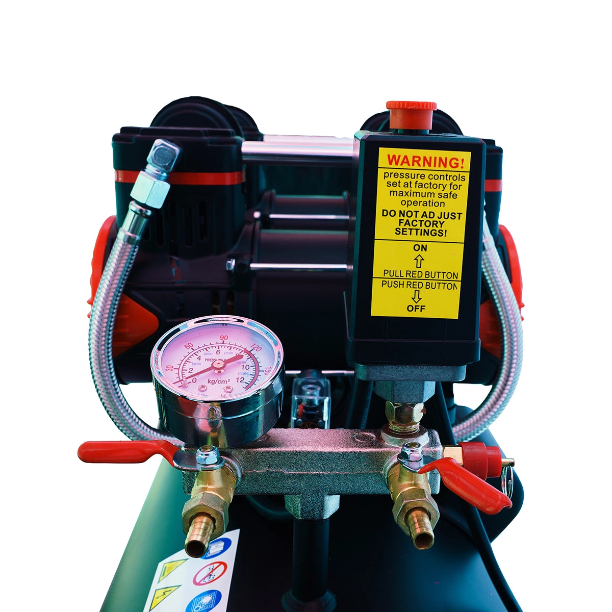 Compresor de Aire-oil Free 50l 1200w Doble Motor 8 Bar 220v ERUX - Repuesto de alta calidad para Compresores de Aire
