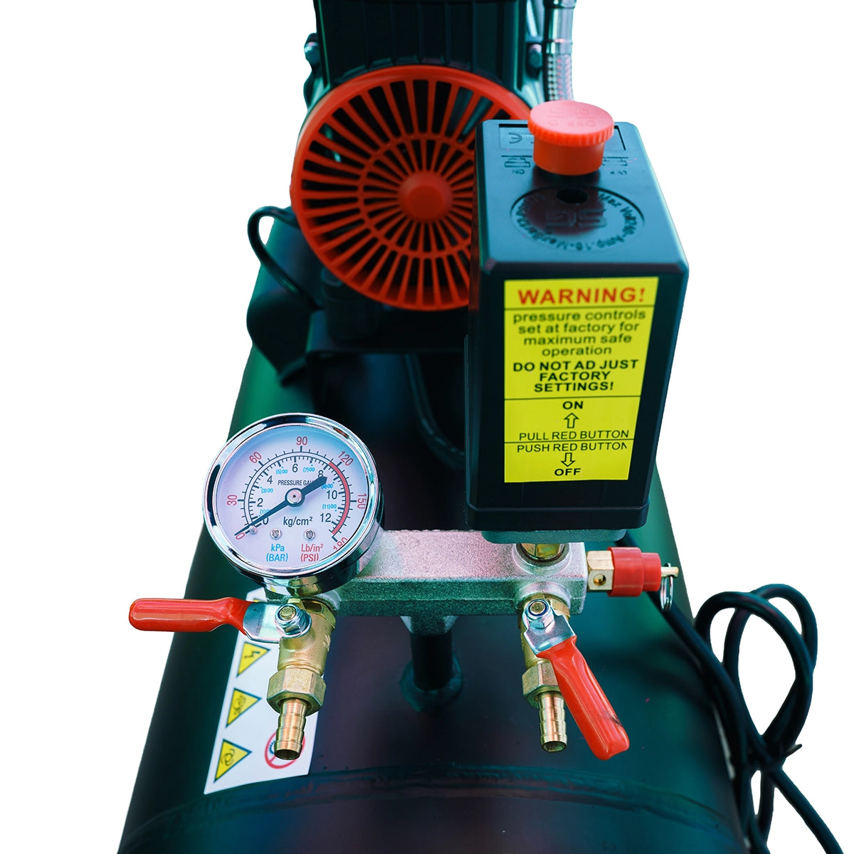 Compresor de Aire 100l Oil Free 1600w Doble Motor 8 Bar 220v ERUX - Repuesto de alta calidad para Compresores de Aire