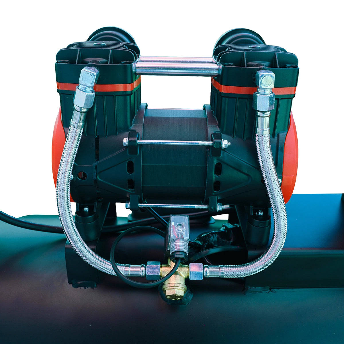 Compresor de Aire 100l Oil Free 1600w Doble Motor 8 Bar 220v ERUX - Repuesto de alta calidad para Compresores de Aire