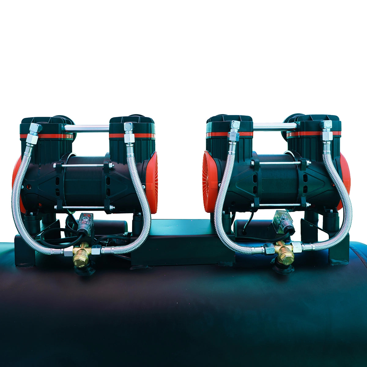 Compresor de Aire 100l Oil Free 1600w Doble Motor 8 Bar 220v ERUX - Repuesto de alta calidad para Compresores de Aire