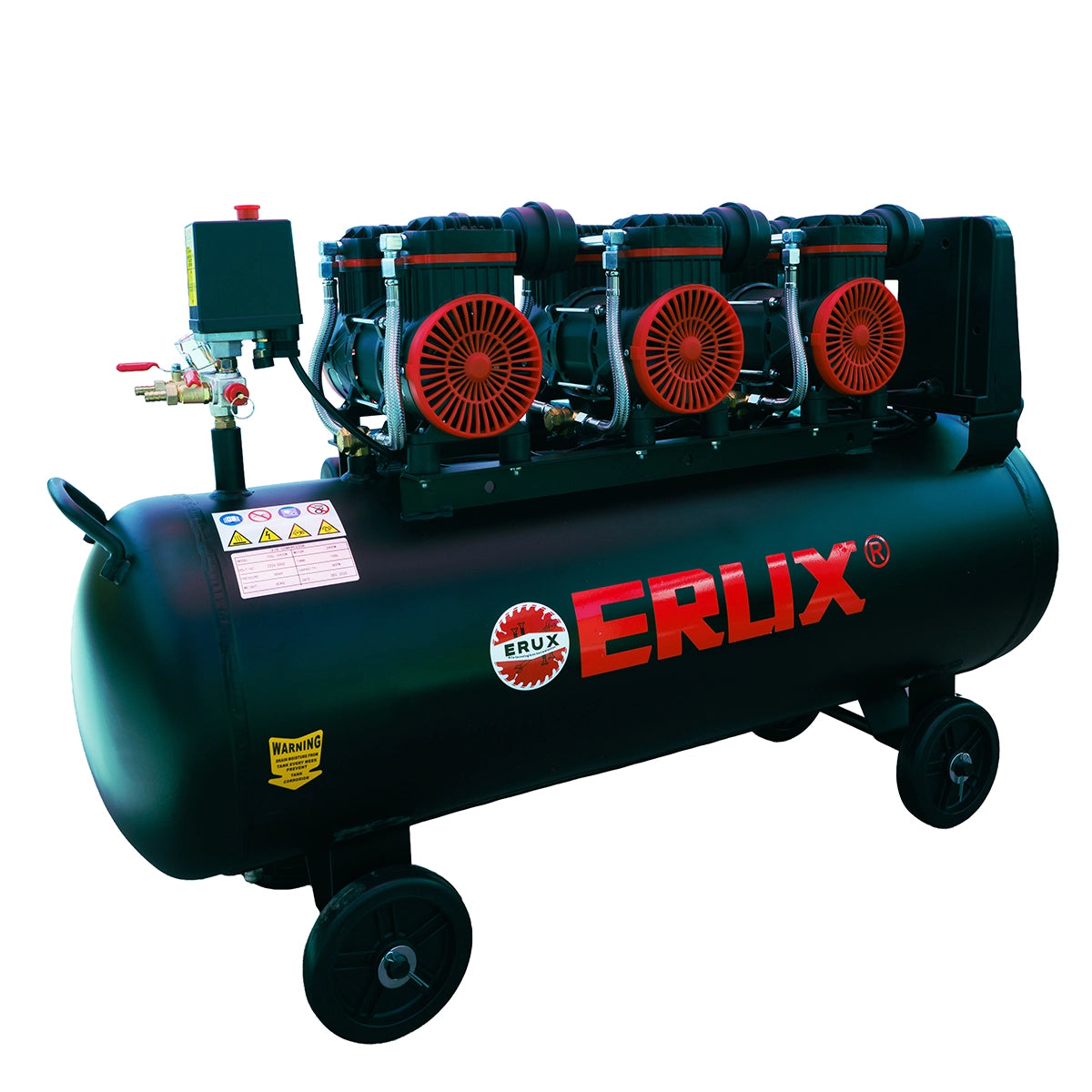 Compresor de Aire Oil Free 100l 2400w Digital Negro 50hz ERUX - Repuesto de alta calidad para Compresores de Aire