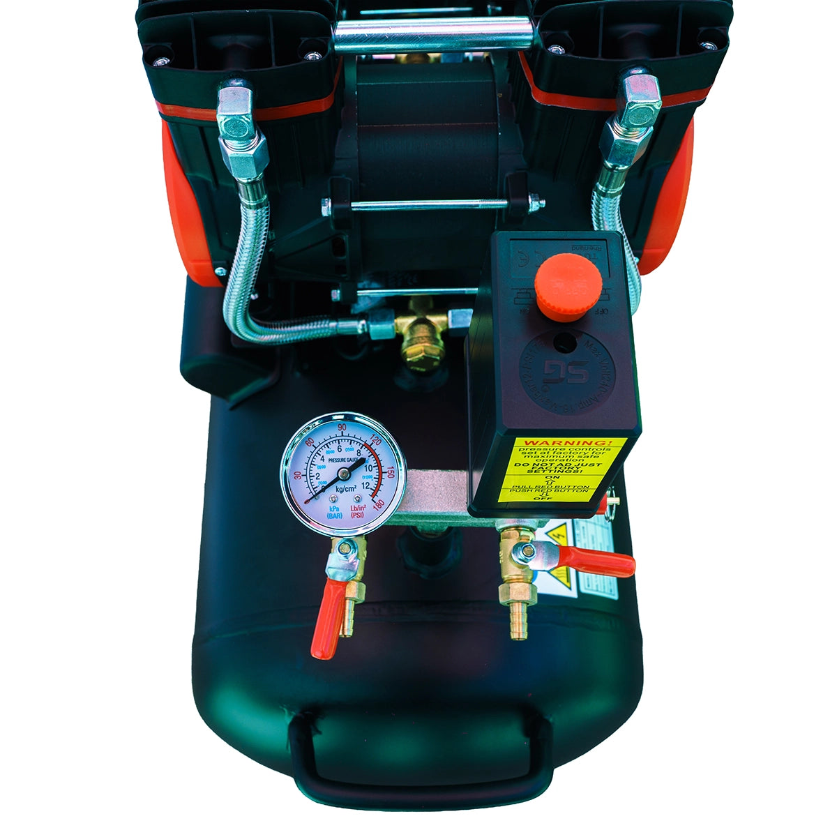 Compresor de Aire Oil Free 100l 2400w Digital Negro 50hz ERUX - Repuesto de alta calidad para Compresores de Aire