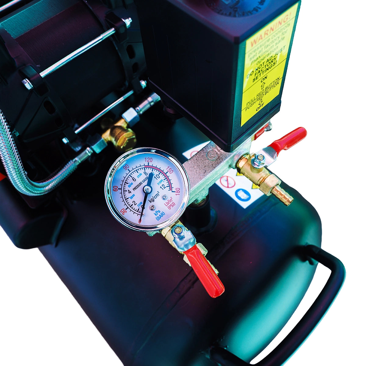 Compresor de Aire Oil Free 100l 2400w Digital Negro 50hz ERUX - Repuesto de alta calidad para Compresores de Aire