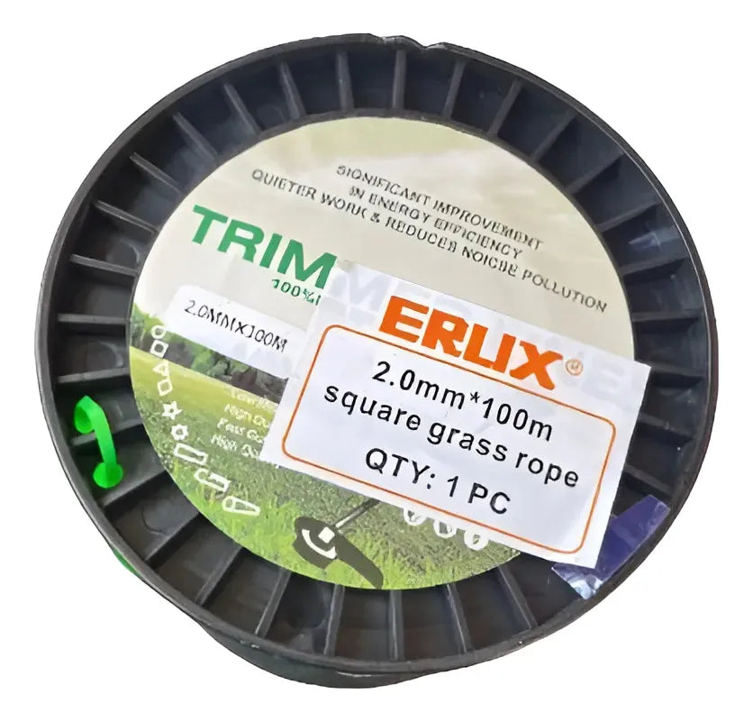 Rollo de Nylon Para Desmalezadora de 2.00mmx100mts