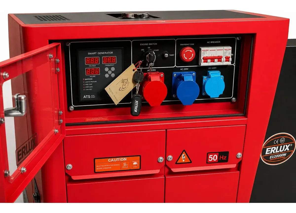 Generador Diesel Erux De 20kva Con Llave Er20000w
