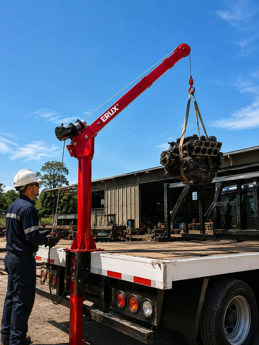Grúa Telescópica Camión/vehículo/winche Eléctrico 12/13v- 3000kg