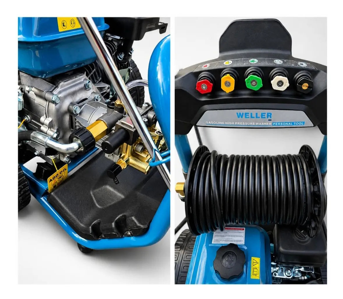 Hidrolavadora Weller Mod. Wel-200 Motor 7hp 200bar 4t