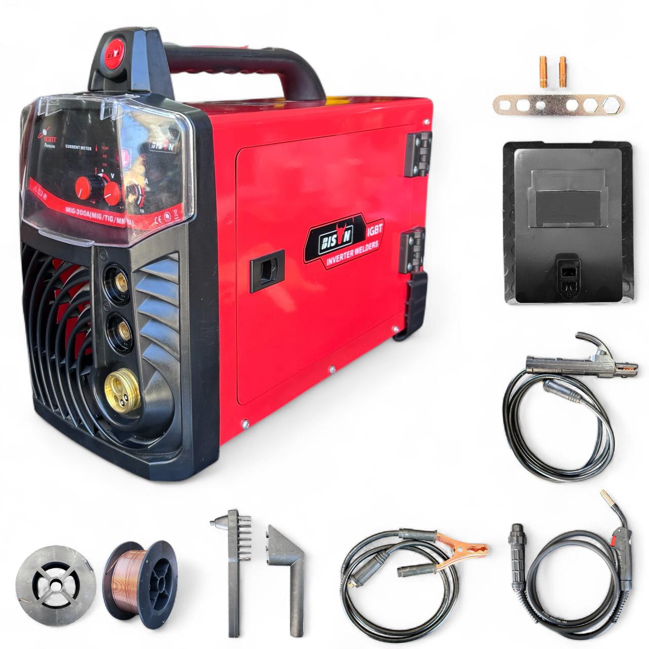 Soldadora 3 en 1 Mig Tig Arco 300a (solda Con Gas y Sin Gas)