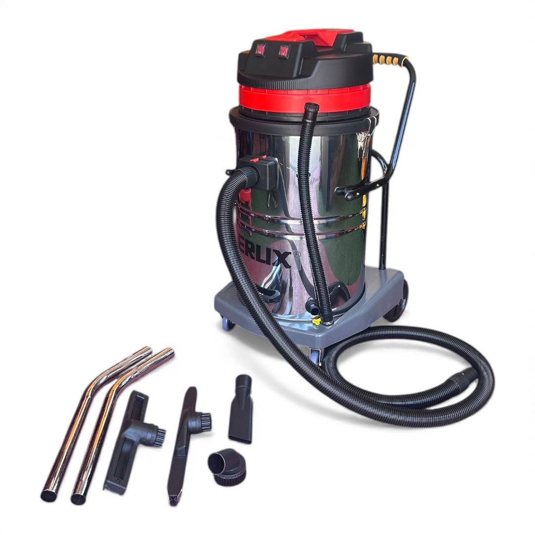 Aspiradora Industrial Agua y Polvo 3600wts - 2 Motores