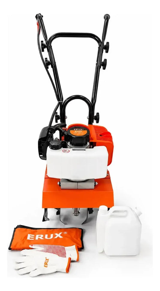 Mini Motocultivador De Jardín 52cc 2.2hp Motor 2t Erux