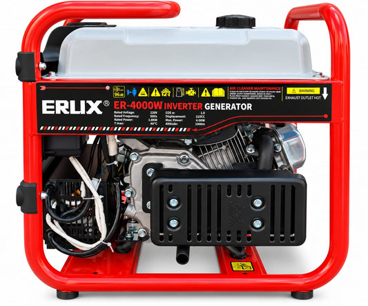 Motosoldador Generador Inverter 2 En 1 Erux Mod/er-4000w