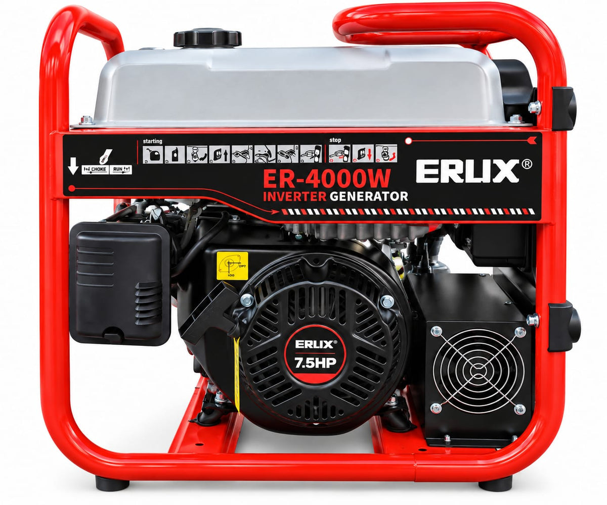 Motosoldador Generador Inverter 2 En 1 Erux Mod/er-4000w