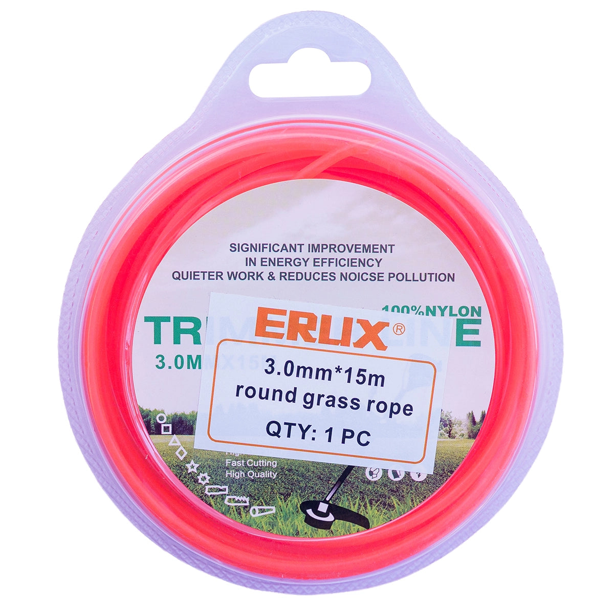 Nylon Para Desmalezadora de 3.00x15mts Plastico