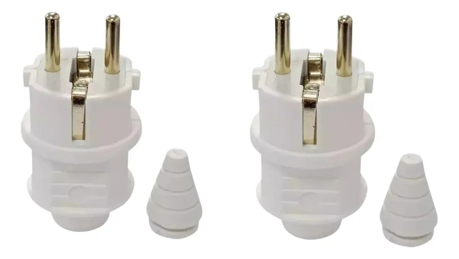 Pack 2 Enchufe Macho Generador Schuko 16AMP / 250V