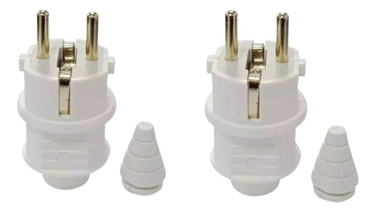 Pack 2 Enchufe Macho Generador Schuko 16AMP / 250V