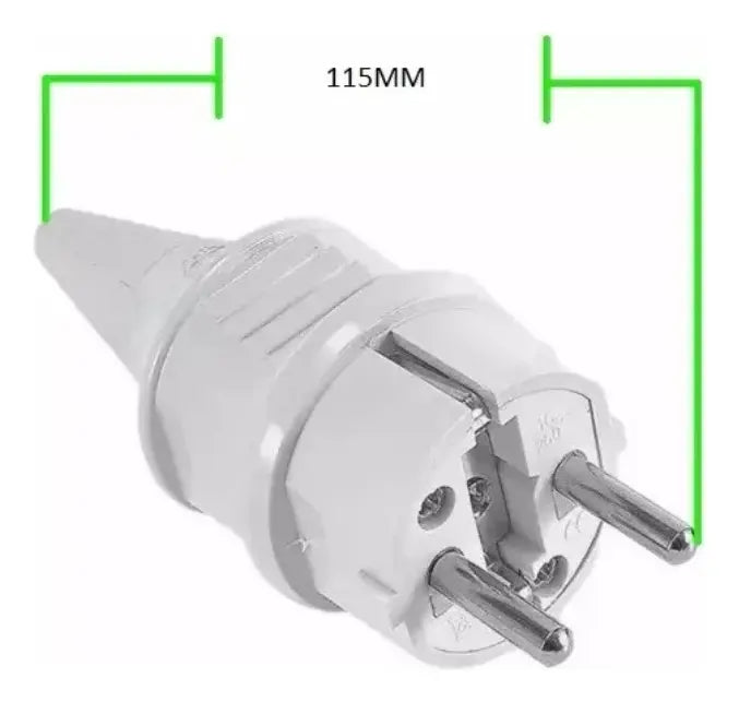 Pack 2 Enchufe Macho Generador Schuko 16AMP / 250V