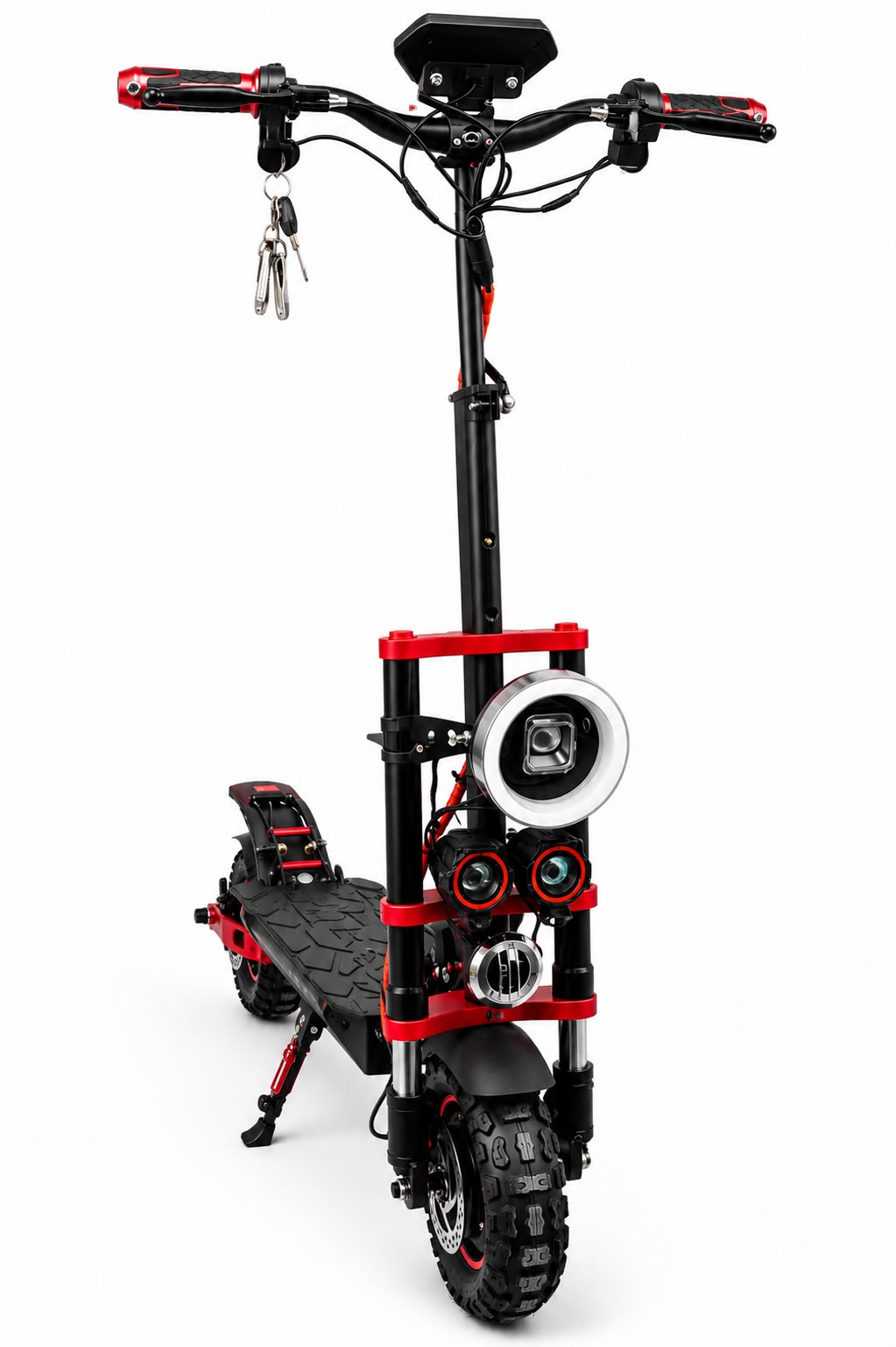 Scooter Eléctrico E26 Doble Motor 2000W 48V 15Ah – Hasta 74 km/h – Bluetooth, Música, Luces y 3 Modos de Encendido