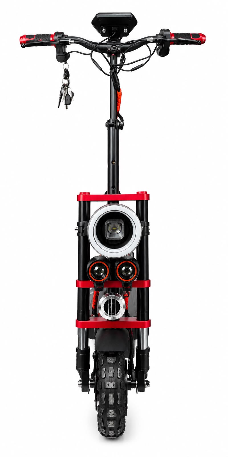 Scooter Eléctrico E26 Doble Motor 2000W 48V 15Ah – Hasta 74 km/h – Bluetooth, Música, Luces y 3 Modos de Encendido