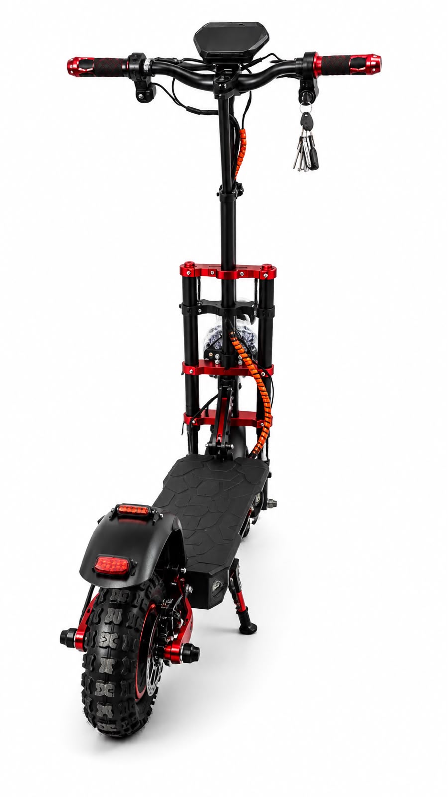 Scooter Eléctrico E26 Doble Motor 2000W 48V 15Ah – Hasta 74 km/h – Bluetooth, Música, Luces y 3 Modos de Encendido