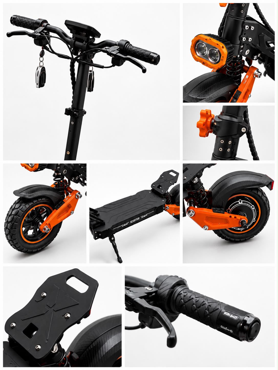 Scooter Eléctrico G2 1000w 48v 10.4ah Hasta 80km/h Autonomía De 40km